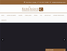 Tablet Screenshot of barrioelrebenque.com.ar